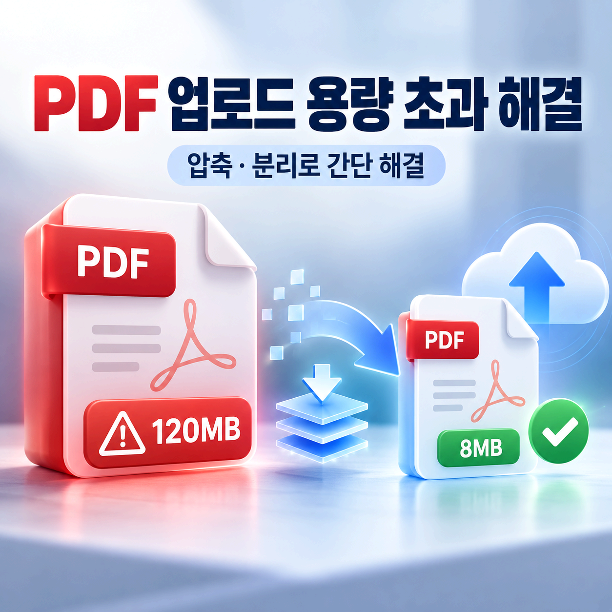 PDF 업로드 용량 초과 해결